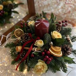 luxury candle arrangement