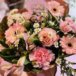 Florist choice Box of Flowers pinks